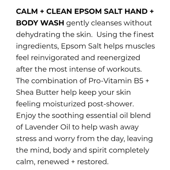NEW Cuccio epsom salt hand/body wash - Picture 2 of 5